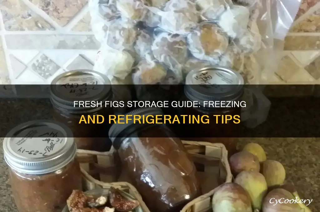 can u freeze or refrigerate fresh figs