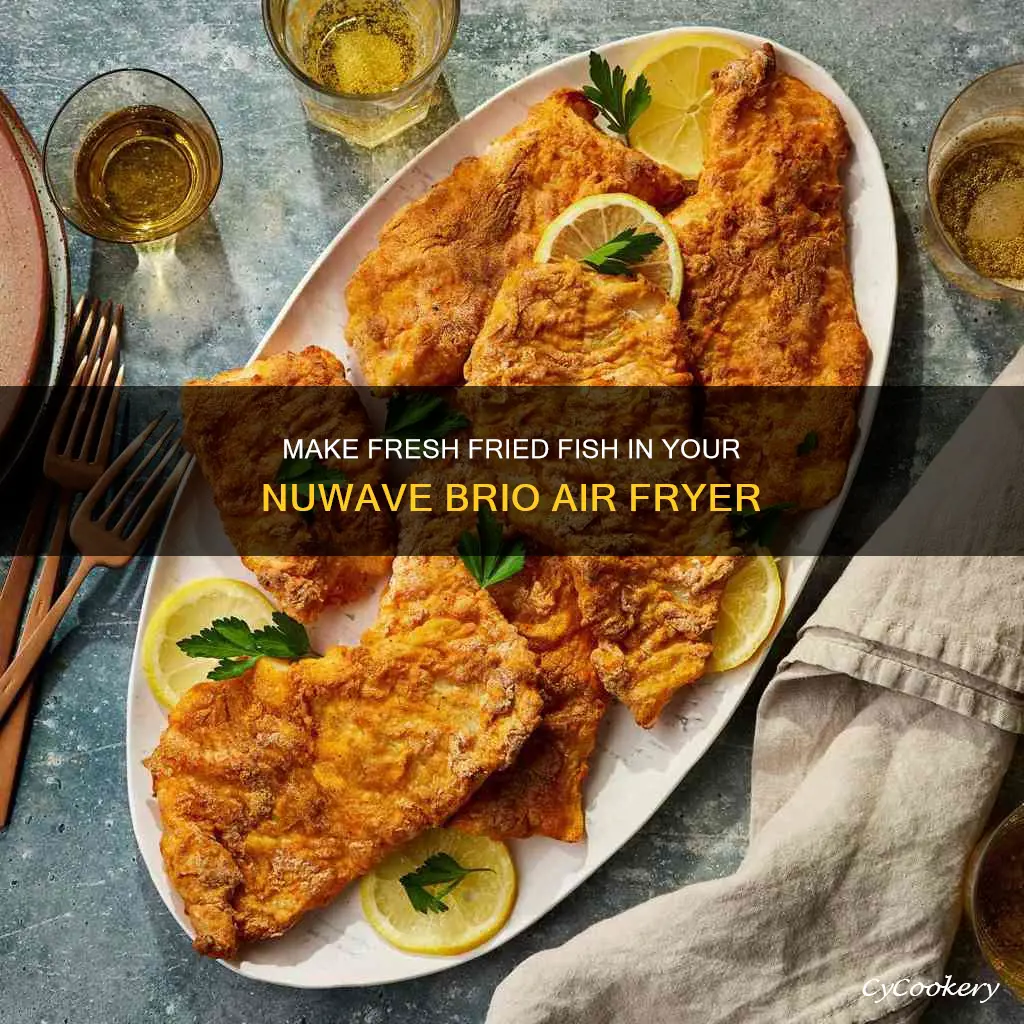 can u make fresh fried fish nuwave brio air fryer