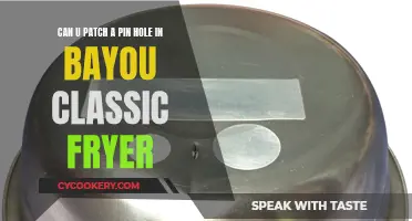 How to Patch a Pin Hole in Your Bayou Fryer