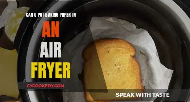 Air Fryer Baking Paper: Safe or Not?