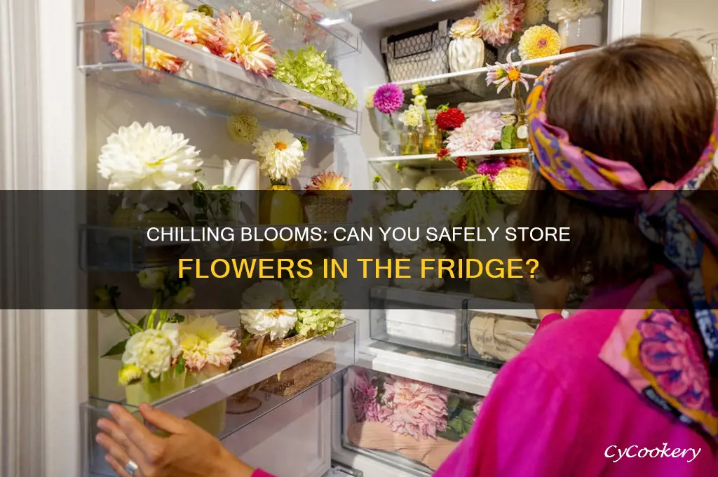 can u put flowers in the refrigerator
