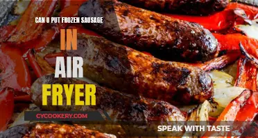 Air Fryer Sausage: Frozen to Cooked in Minutes