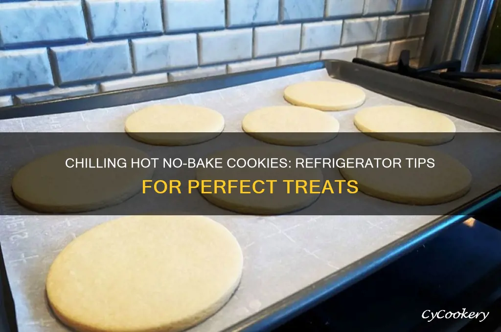can u put hot no bake cookies in the refrigerator