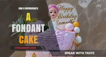 Refrigerating Fondant Cakes: Best Practices for Storage and Freshness