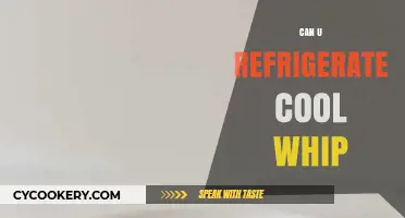 Can You Refrigerate Cool Whip? Storage Tips and Tricks