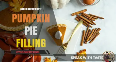 Refrigerating Pumpkin Pie Filling: Tips for Freshness and Safety