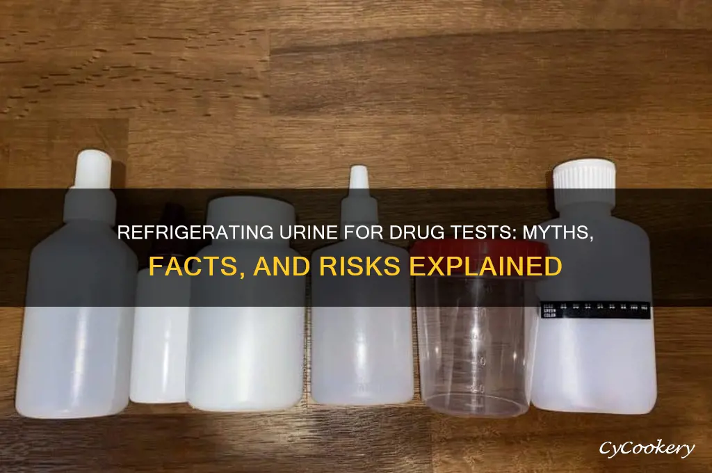 can u refrigerate urine for a drug test