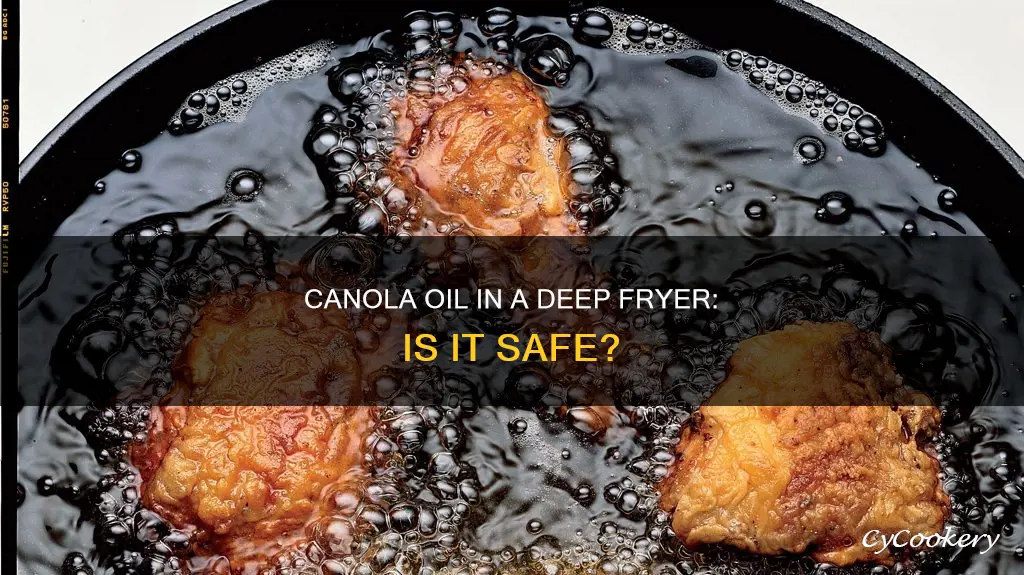 can u use canola oil in a deep fryer