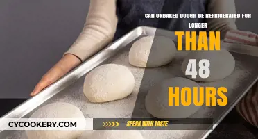 Refrigerating Unbaked Dough: Safe Storage Beyond 48 Hours Explained