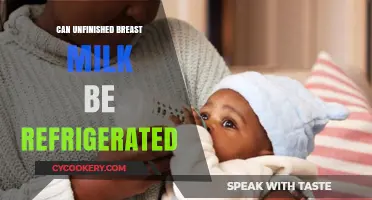 Can Unfinished Breast Milk Be Refrigerated? A Complete Guide