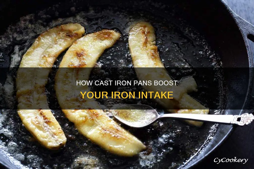 can uou absorb iron through a cast iron pan
