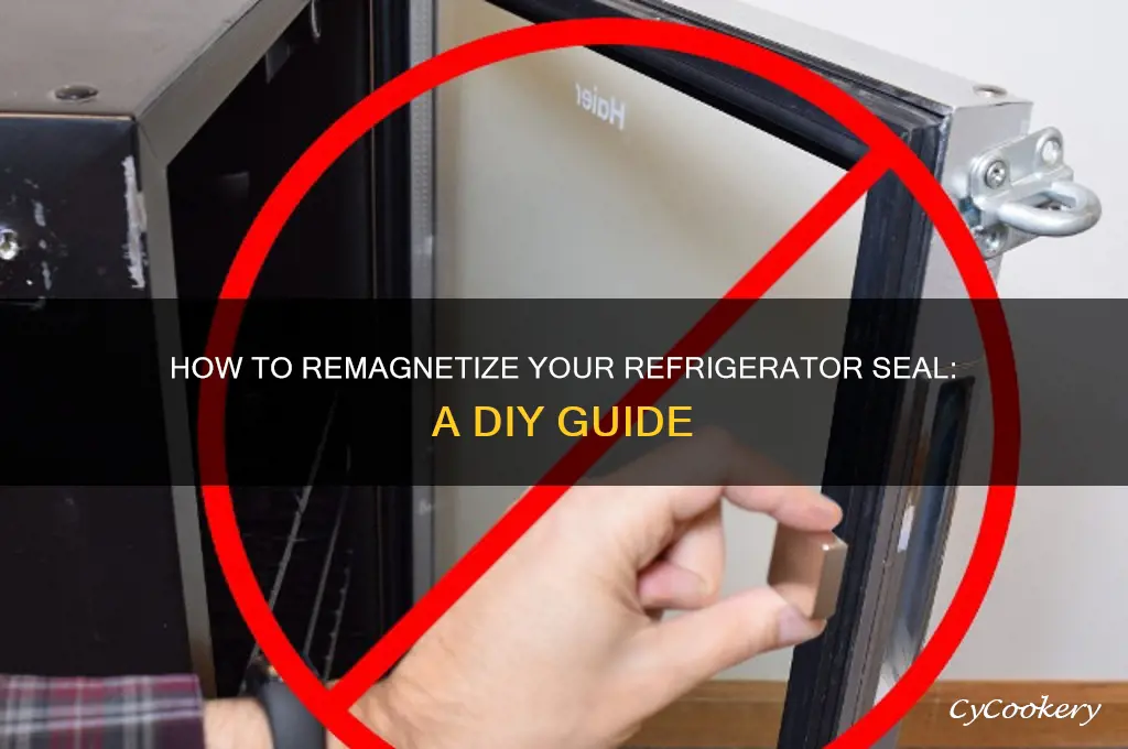 can uou remagnetize a refrigerator seal