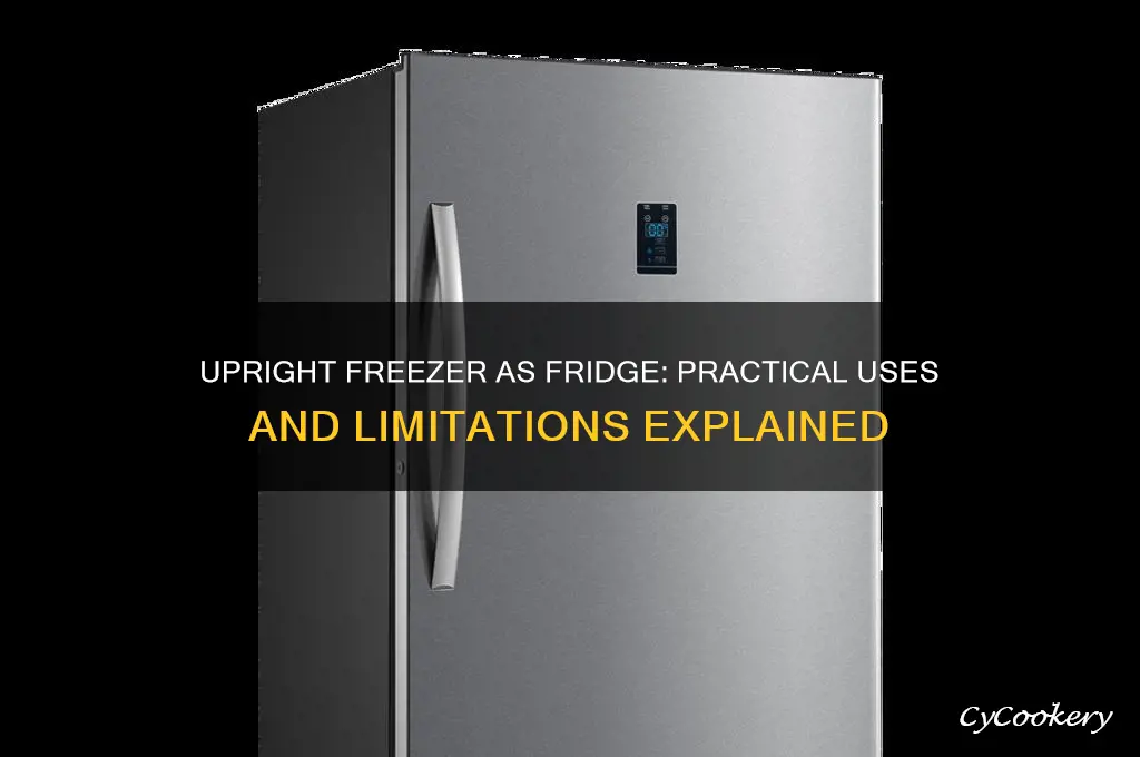 can upright freezer be used as refrigerator