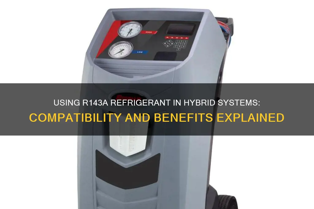 can use r143a refrigerant with hybrid