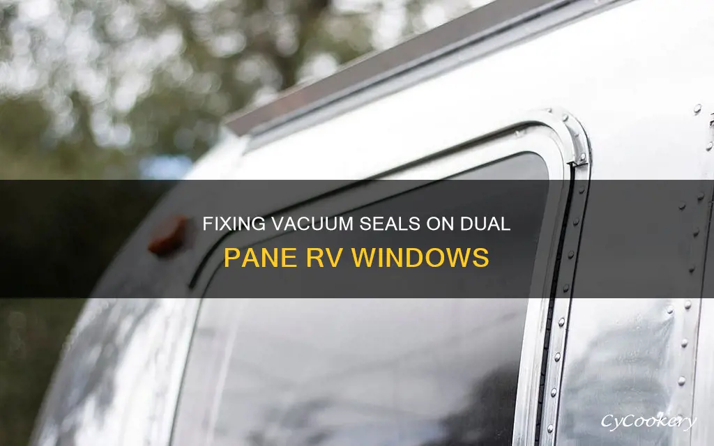 can vacuum seal on dual pane rv windows be fixed