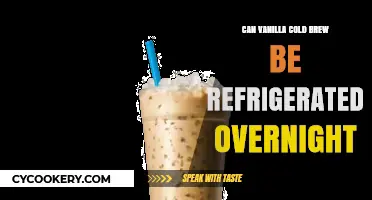 Refrigerating Vanilla Cold Brew: Overnight Storage Tips and Tricks