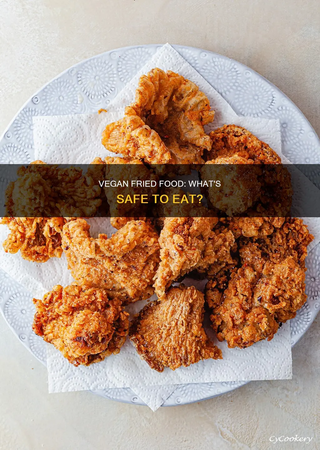 can vegan eat things from fryer