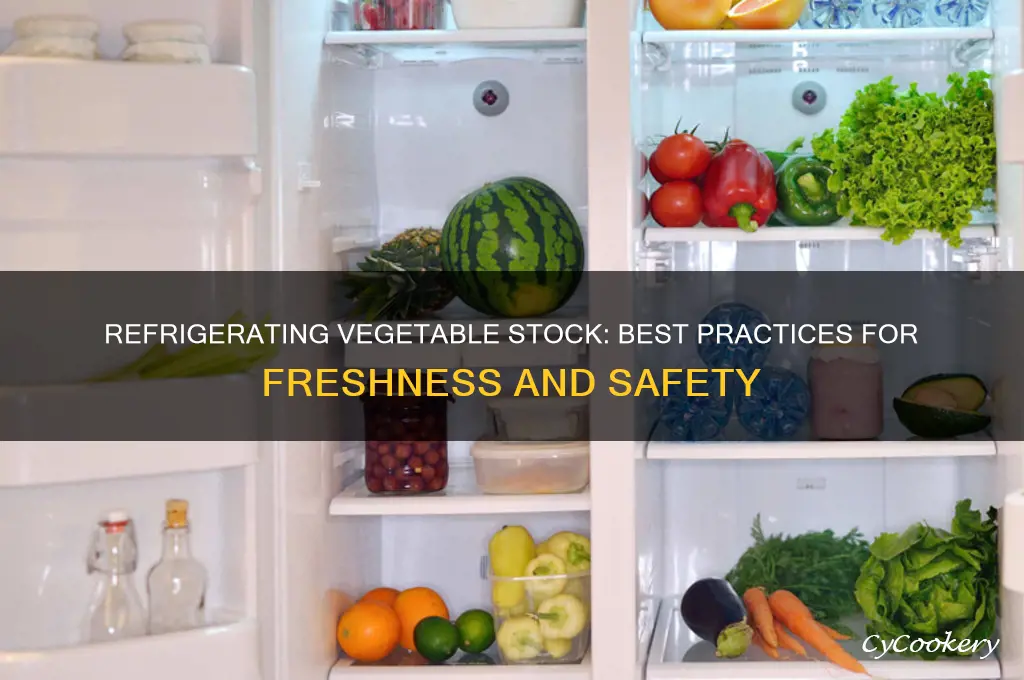 can vegetable stock be refrigerated