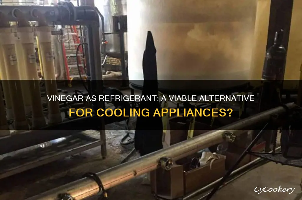can vinegar be used as a refrigerant for a refridgerater