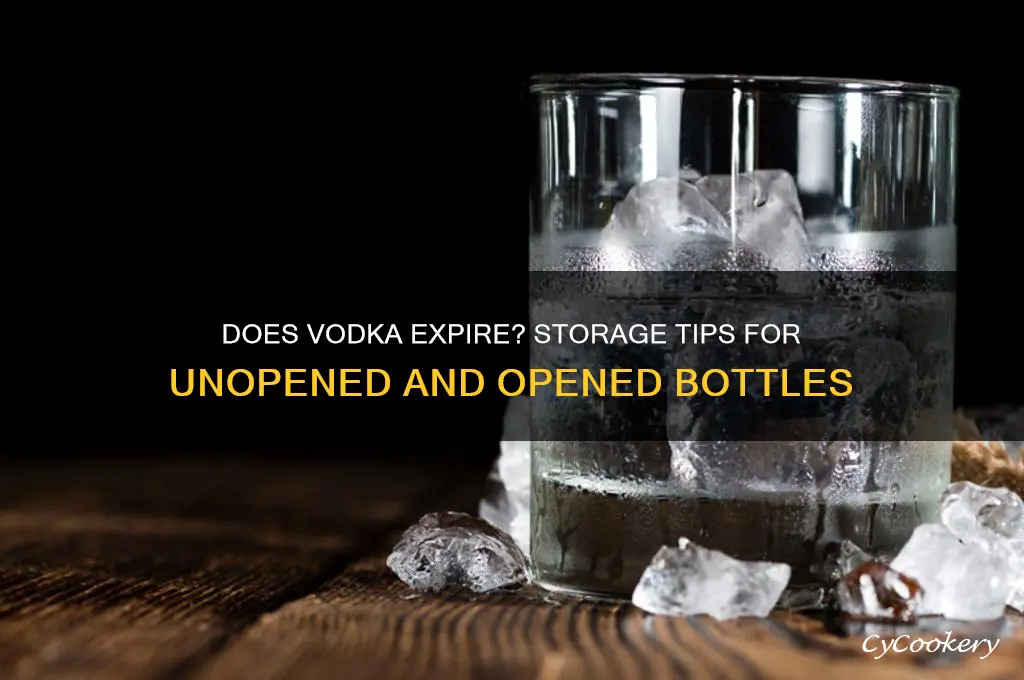 can vodka go bad if not refrigerated