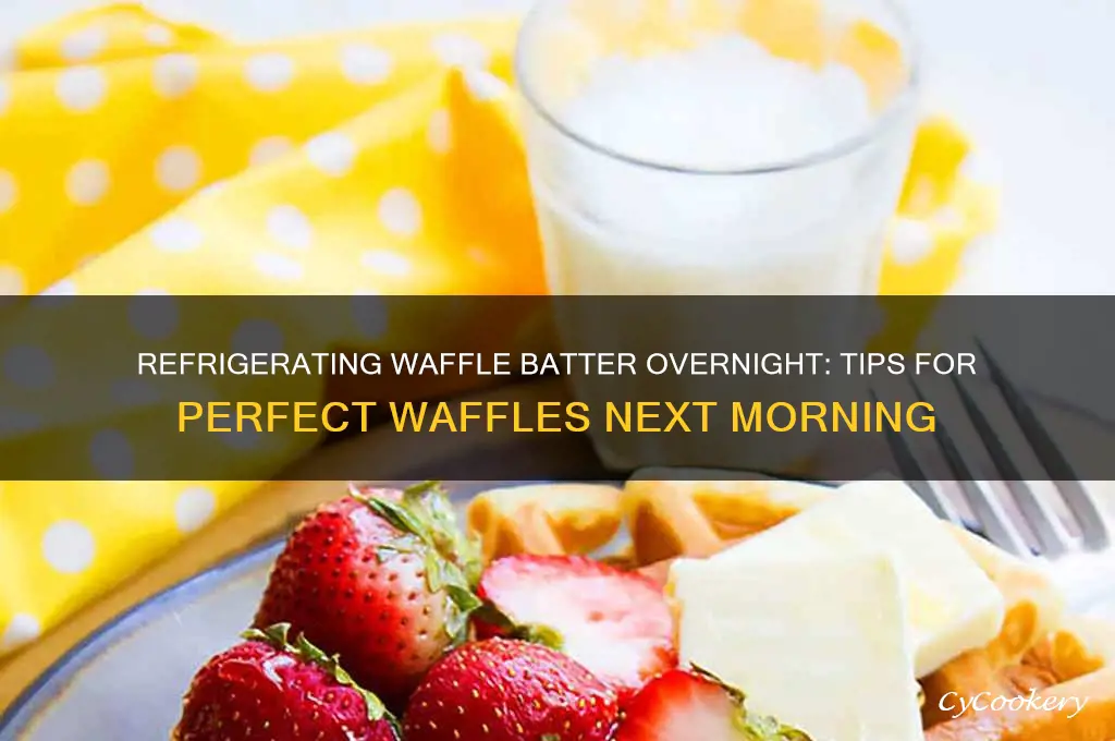 can waffle batter be refrigerated overnight
