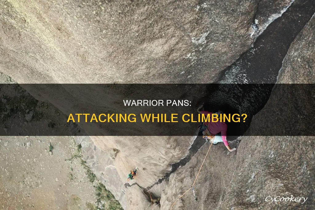can warrior pans attack while clmbing