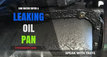 How Water Enters a Leaking Oil Pan