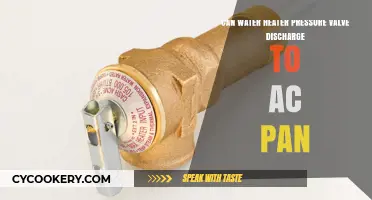 Water Heater Pressure Valve: Safe to Discharge into AC Pan?