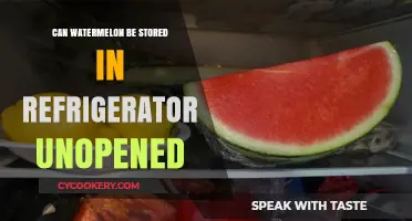 Can Unopened Watermelon Be Refrigerated? Storage Tips Revealed