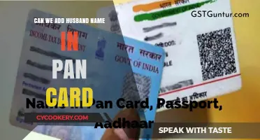 Add Your Husband's Name to Your PAN Card