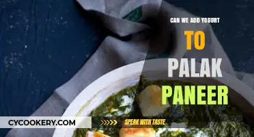 Yogurt in Palak Paneer: A Tasty Twist?
