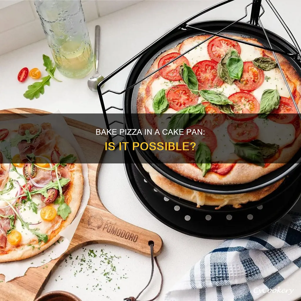 can we bake pizza in cake pan