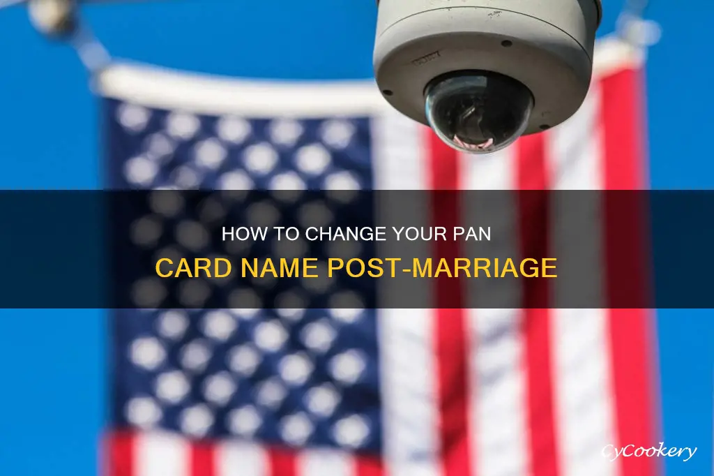 can we change name in pan card after marriage