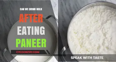 Drinking Milk Post-Paneer: Is It Safe?
