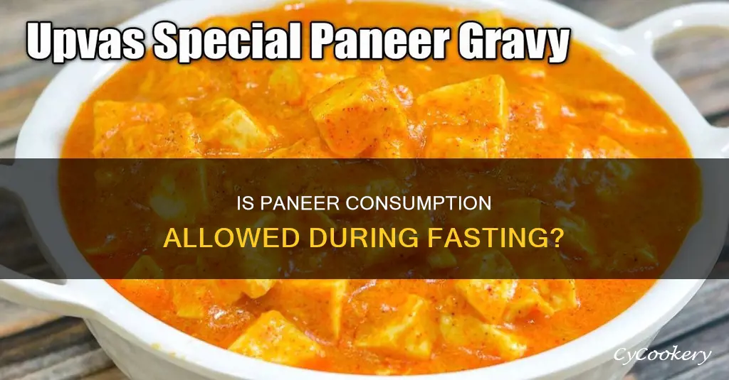 can we eat paneer during fast