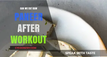 Post-Workout Raw Paneer: A Healthy Snack Option?