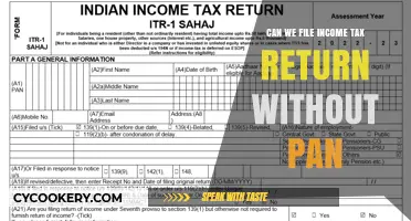 How to File Income Tax Return without a PAN Card?