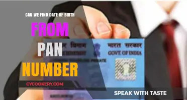 How to Find Date of Birth from PAN Number