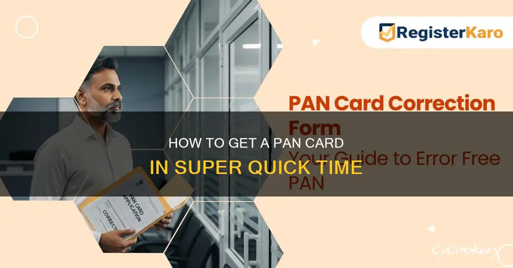 can we get pan card in 2 days