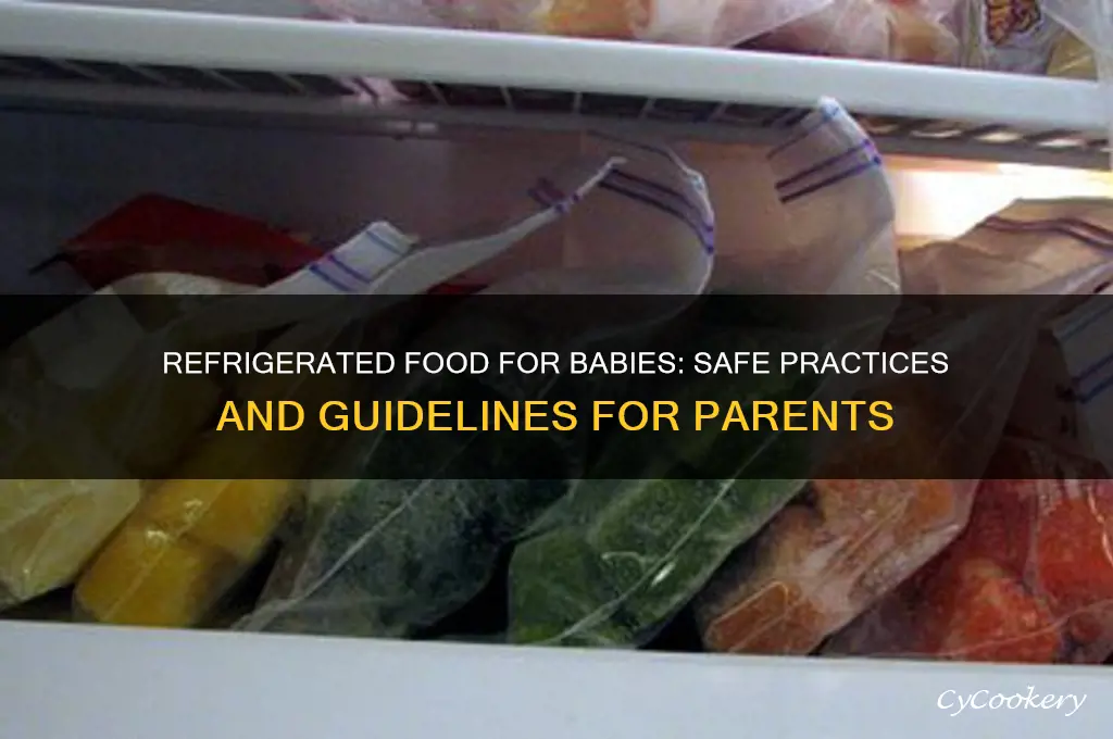 can we give refrigerated food to my baby
