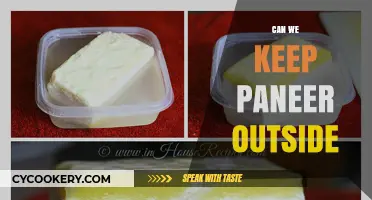 Storing Paneer: Safe to Keep Outside?