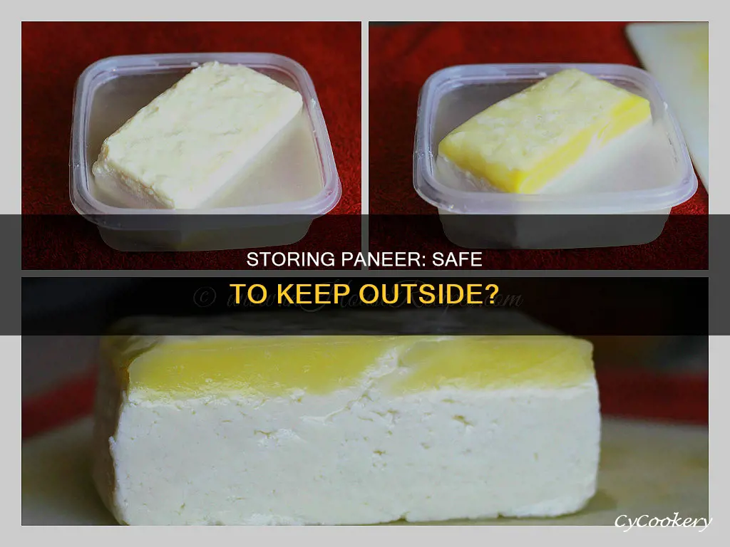 can we keep paneer outside