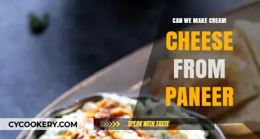 Making Cream Cheese: Using Indian Paneer