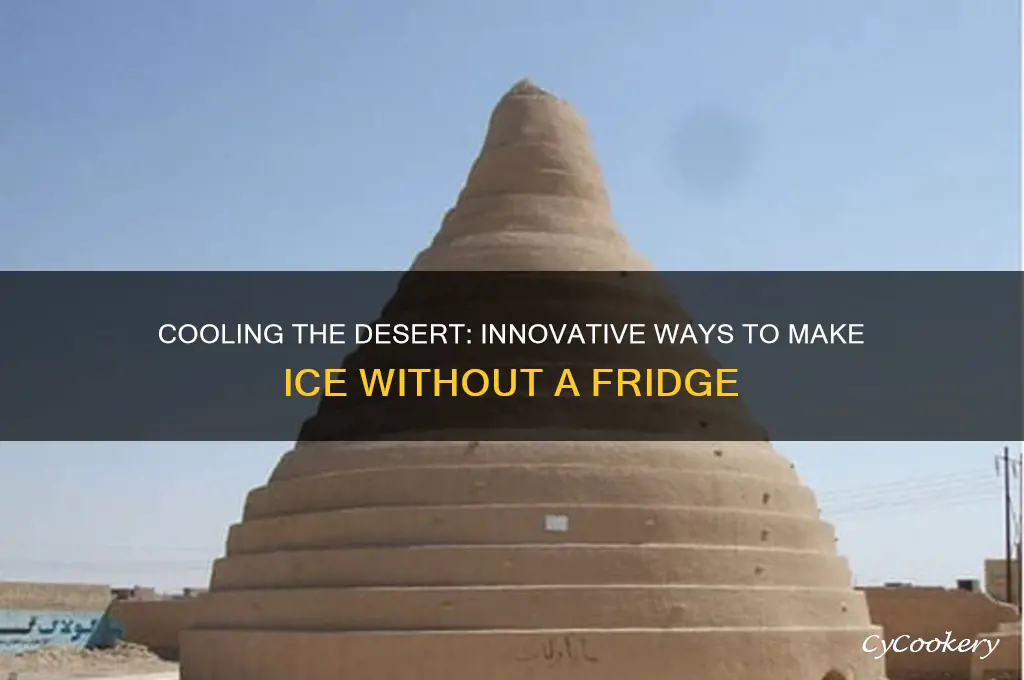 can we make ice in the desert without a refrigerator