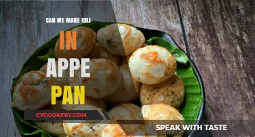 Idli Experiment: Appe Pan Idlis