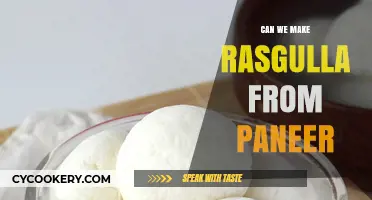 Make Rasgulla from Paneer: A Delicious Experiment