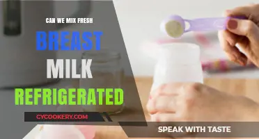 Mixing Fresh and Refrigerated Breast Milk: Safe Practices for Moms
