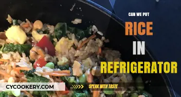 Can You Safely Store Cooked Rice in the Fridge?
