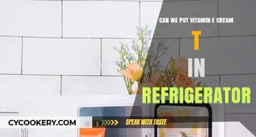 Should You Refrigerate Vitamin E Cream? Storage Tips Revealed
