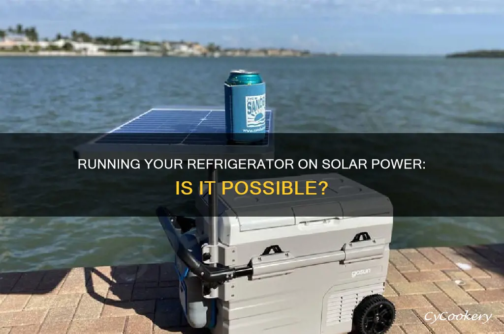 can we run refrigerator on solar power